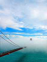  Fotografie Reiseführer  Nebel über der Golden Gate Bridge