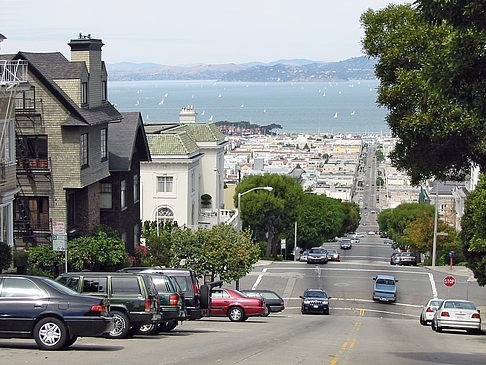 Straßen von San Francisco Foto 
