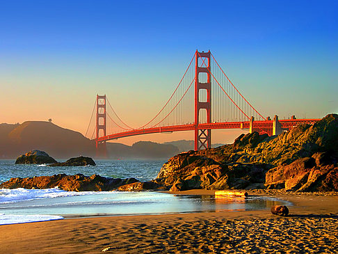 Golden Gate Bridge Ansicht von Citysam  